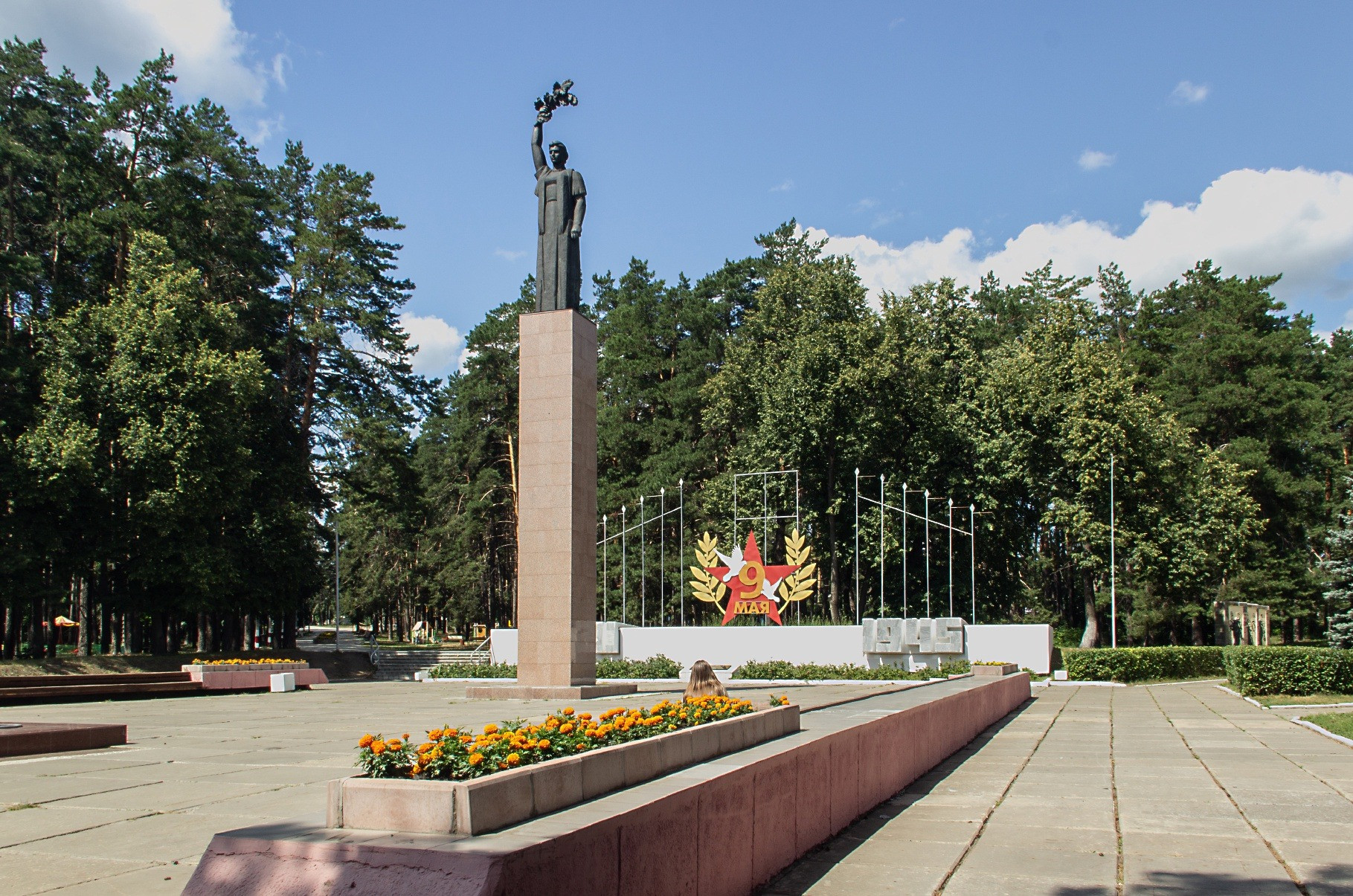 Здесь изображён центр города Димитровграда